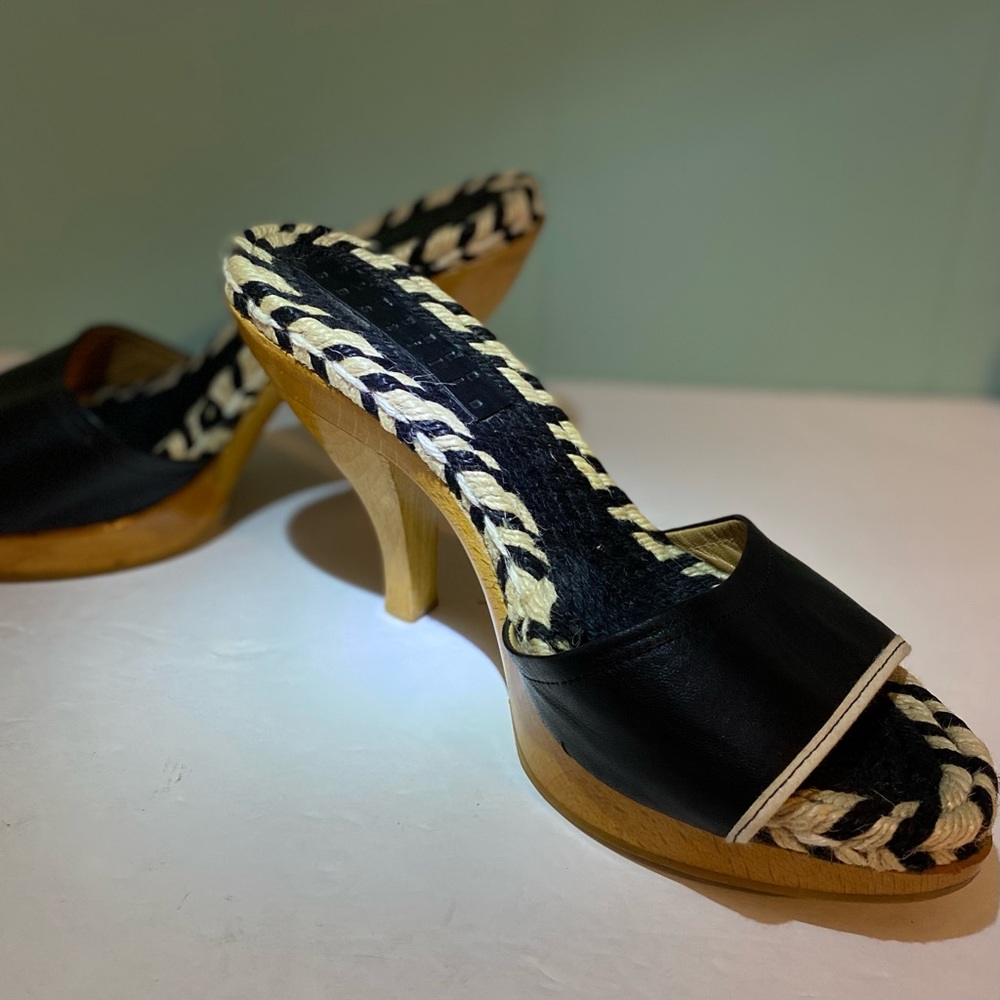 Edmundo Castillo Espadrille Heel Mules 40